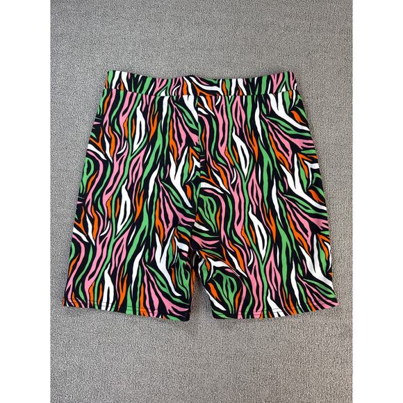 ASOS x Disney The Lion King Shorts Bright Bold Neon Vacation US Size 12 - Picture 2 of 6
